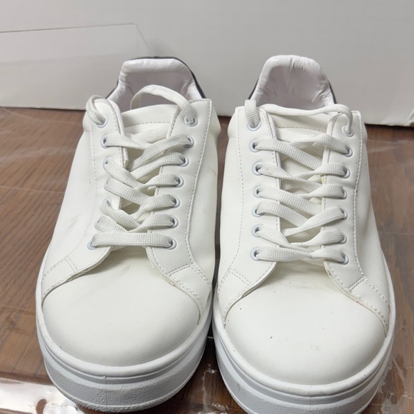 ASOS men’s running White and Black Platform Sneakers - Picture 3 of 7